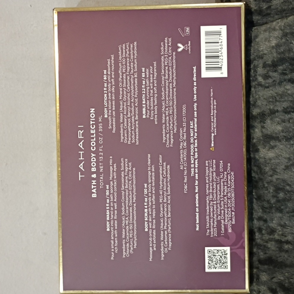 Tahari, NIB, Rose Bloom, Bath & Body Collection, 4 PIECE SET - Picture 6 of 8